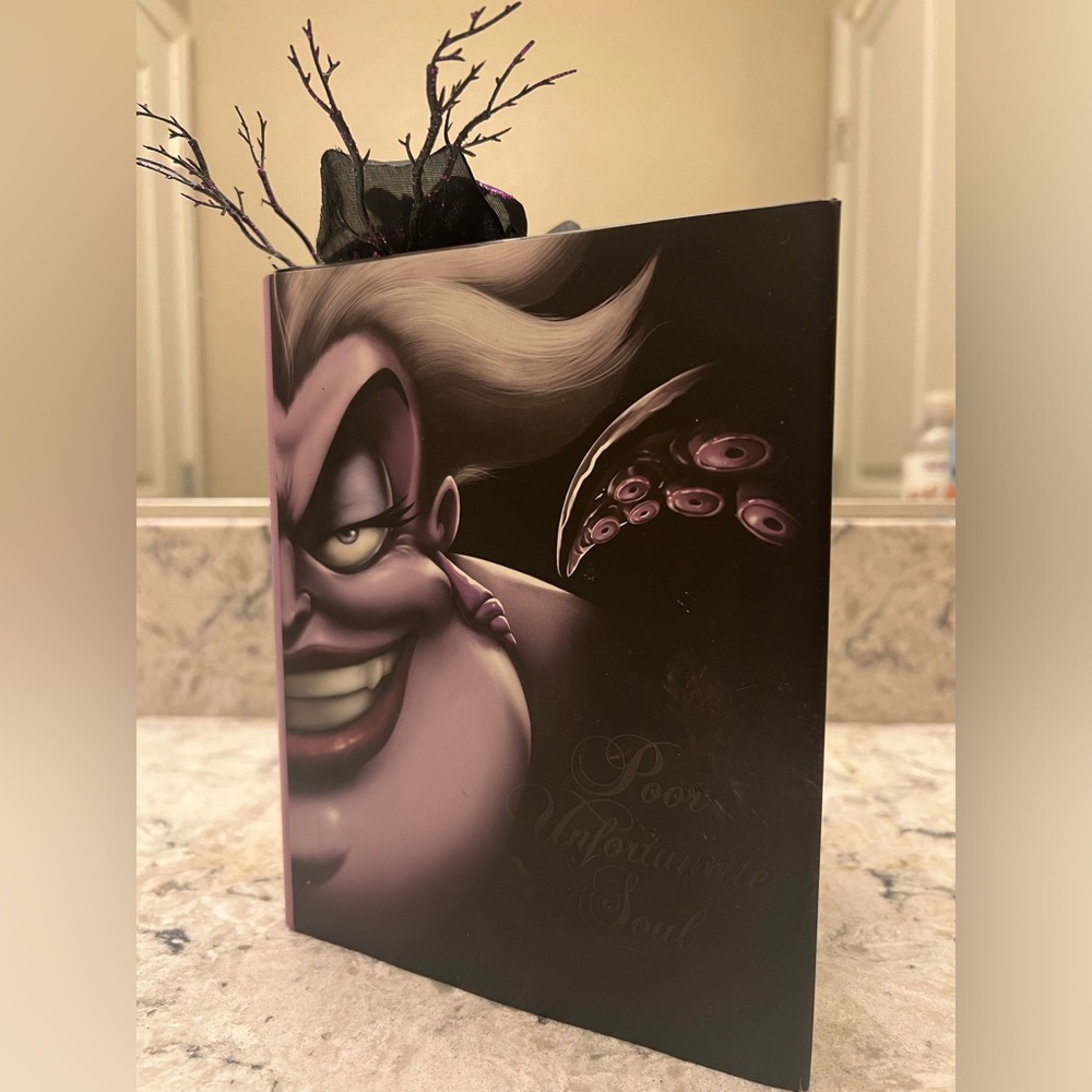 Upcycled/handcrafted Book Vase - “Poor Unfortunate Soul” Disney Villian